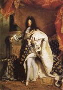 Hyacinthe Rigaud Portrait of Louis XIV oil painting